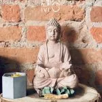 N0106 Buddha Cuenco de Loto 30cm