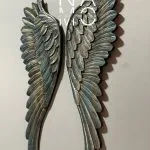 Alas Pared 2 x 75 cm gris+dorado